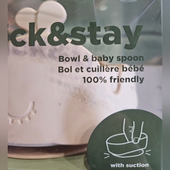 Food Grade Silicone Pink Baby Toddler Spout Cup Spoon Bowl Plate with Suction - Picture 11 of 13